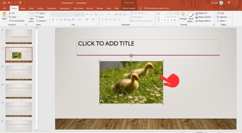 Cách chèn hình vào PowerPoint