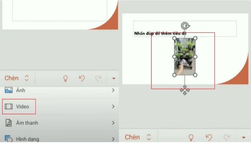 cách chèn video vào powerpoint trên điện thoại