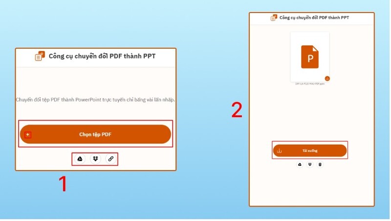 cách chuyển file pdf sang powerpoint