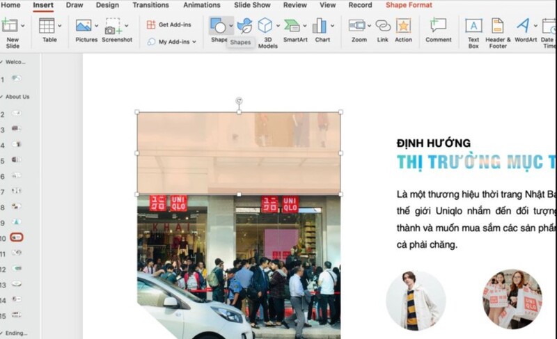 cách làm mờ ảnh trong powerpoint