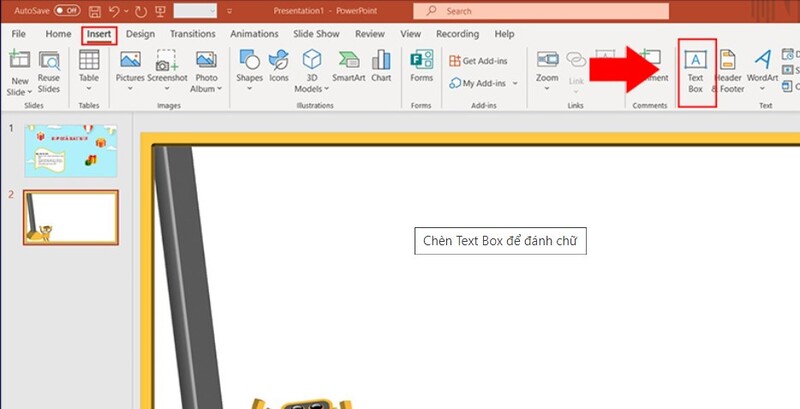 cách làm trò chơi trên powerpoint hộp quà